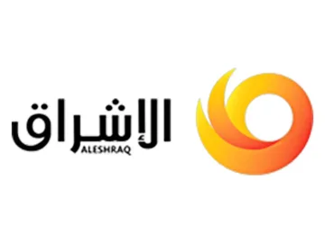 The logo of Al Eshraq TV
