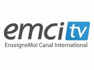 The logo of EMCI TV