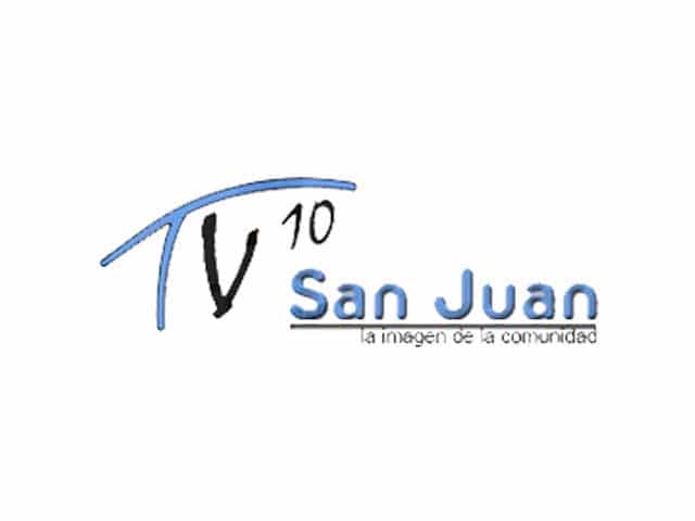 The logo of TV 10 San Juan