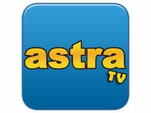The logo of Astra TV