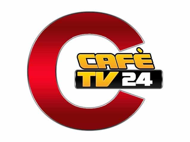 The logo of Cafè 24 TV