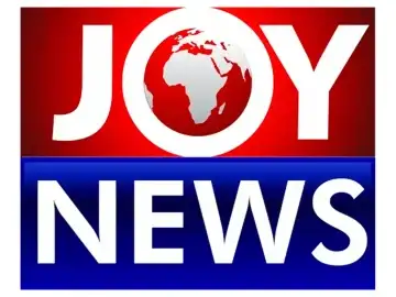 The logo of Joy News