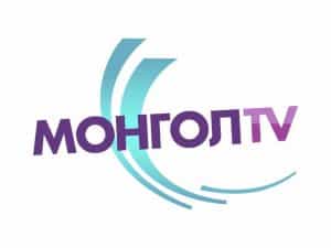 The logo of Mongol TV