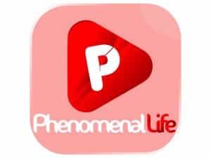The logo of Phenomenal Life TV