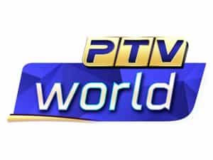 The logo of PTV World