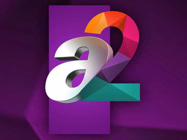The logo of A2 TV