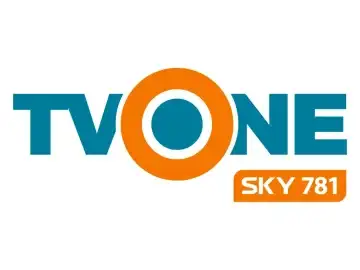 The logo of TV One