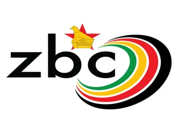 The logo of ZBC TV
